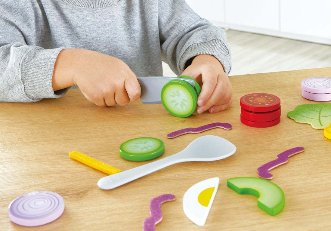 Hape Healthy Salad Playset | 綠色沙律 (2-8 歲)