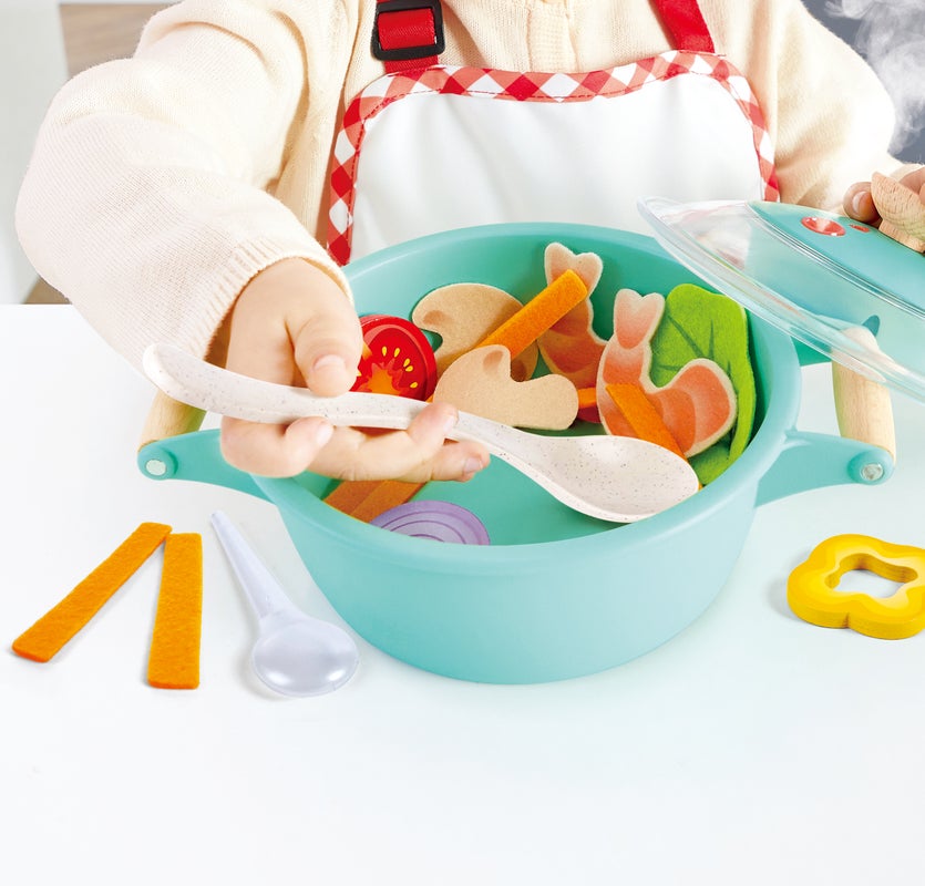 Hape Little Chef Cooking & Steam Playset | 蒸氣火鍋煮食套裝 (2-8 歲)