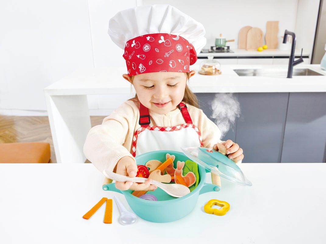 Hape Little Chef Cooking & Steam Playset | 蒸氣火鍋煮食套裝 (2-8 歲)