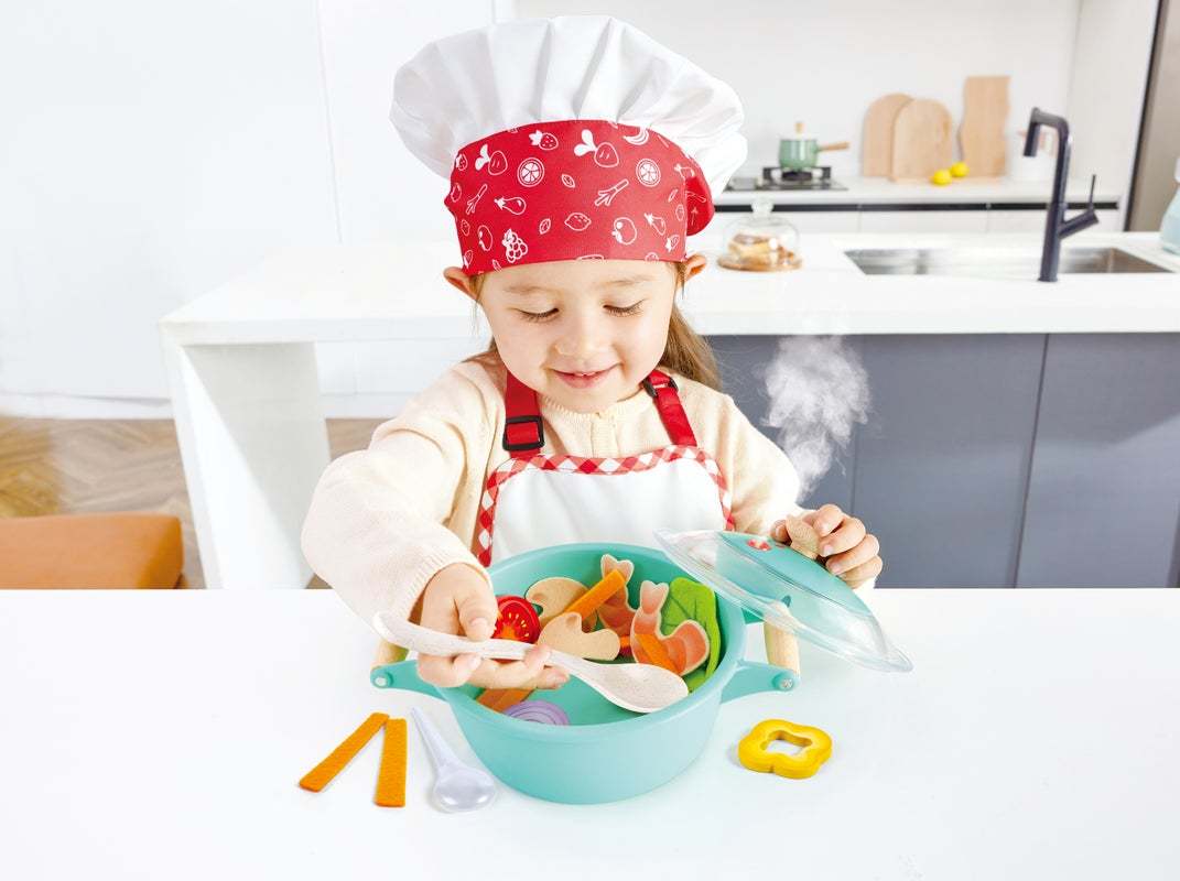 Hape Little Chef Cooking & Steam Playset | 蒸氣火鍋煮食套裝 (2-8 歲)