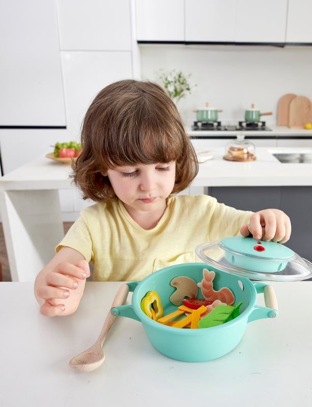 Hape Little Chef Cooking & Steam Playset | 蒸氣火鍋煮食套裝 (2-8 歲)