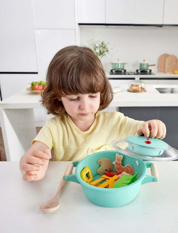 Hape Little Chef Cooking & Steam Playset | 蒸氣火鍋煮食套裝 (2-8 歲)