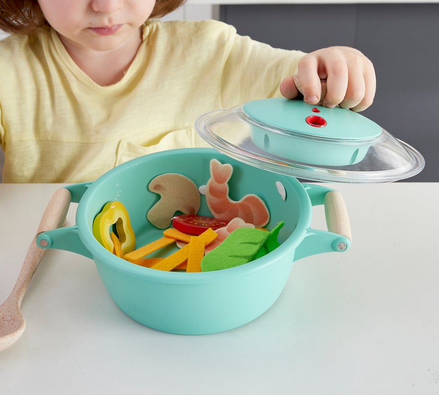 Hape Little Chef Cooking & Steam Playset | 蒸氣火鍋煮食套裝 (2-8 歲)