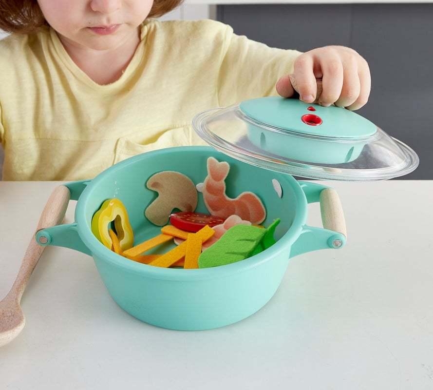 Hape Little Chef Cooking & Steam Playset | 蒸氣火鍋煮食套裝 (2-8 歲)
