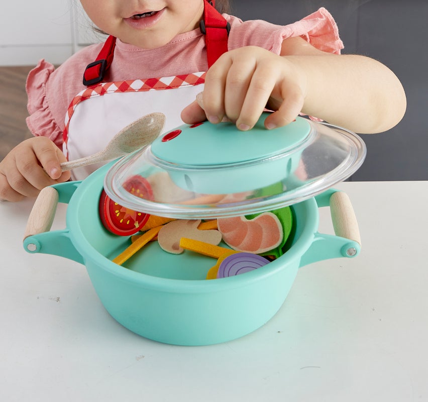 Hape Little Chef Cooking & Steam Playset | 蒸氣火鍋煮食套裝 (2-8 歲)