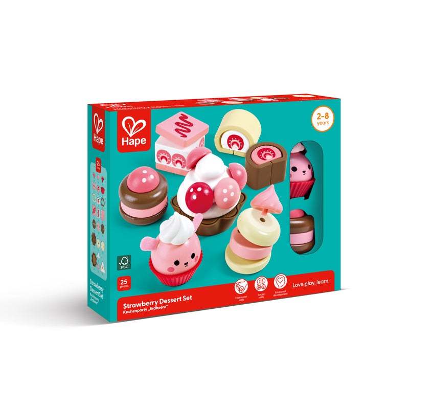 Hape Strawberry Dessert Set | 士多啤梨甜品套裝 (2-8 歲)