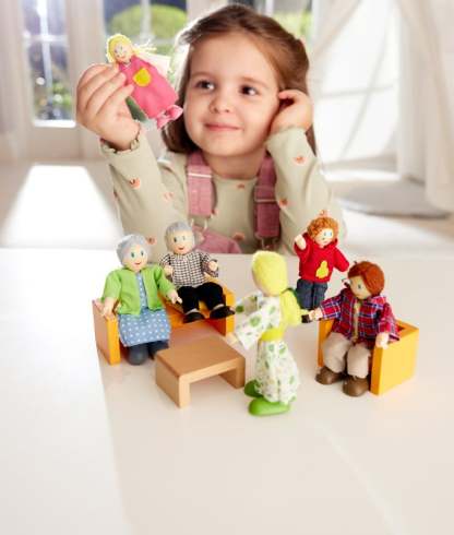 Hape Happy Family - Caucasian | 娃娃 - 白人家庭  (3-10 歲)