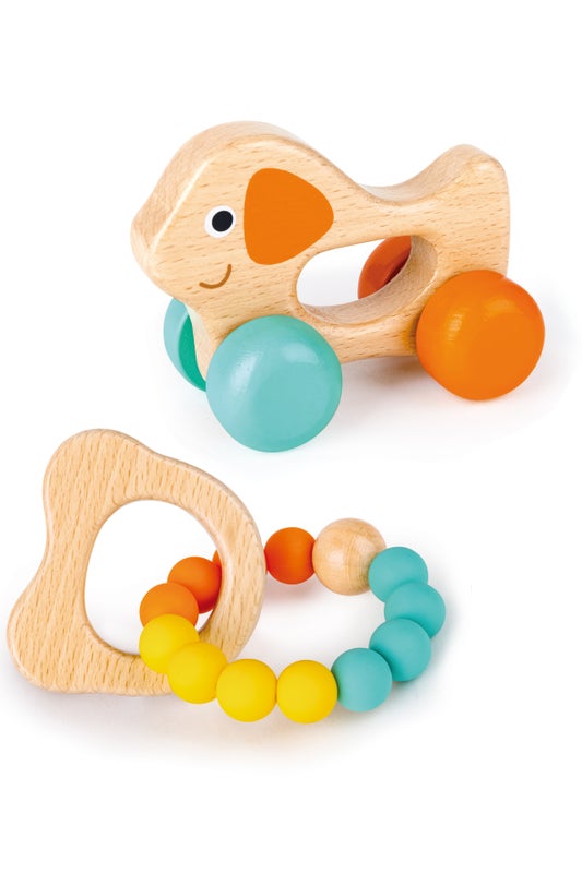 Hape 嬰幼兒感官玩具禮盒套裝 (0-12 個月)