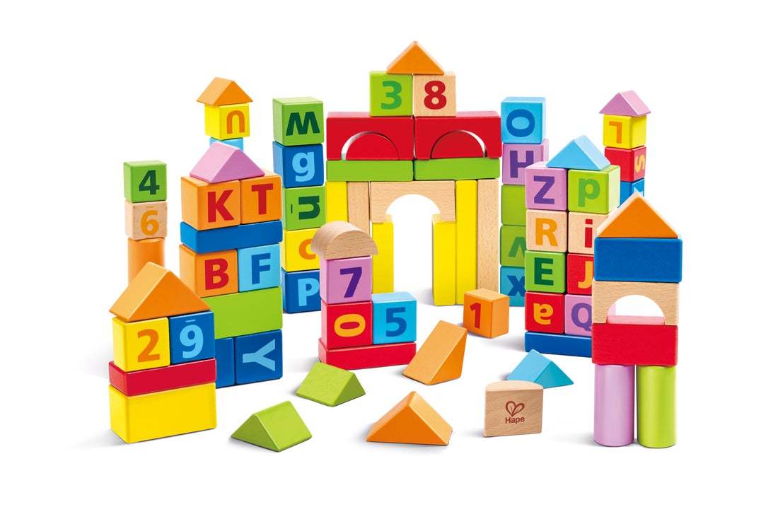 Hape 益智字母數字積木 80pcs (1-3 歲)