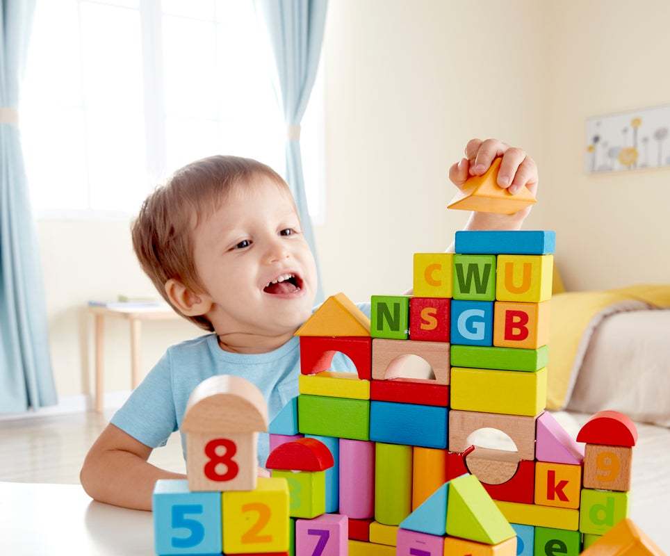 Hape 益智字母數字積木 80pcs (1-3 歲)