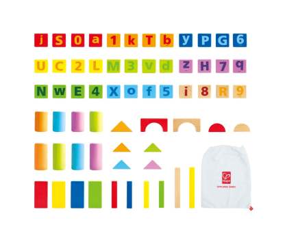 Hape 益智字母數字積木 80pcs (1-3 歲)