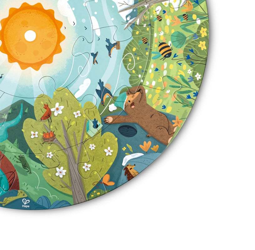 Hape 拼圖 - 四季 16塊 (3-6 歲)