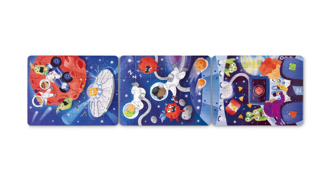 Hape Space Adventure Puzzle | 太空探險拼圖套裝 (4-7 歲)