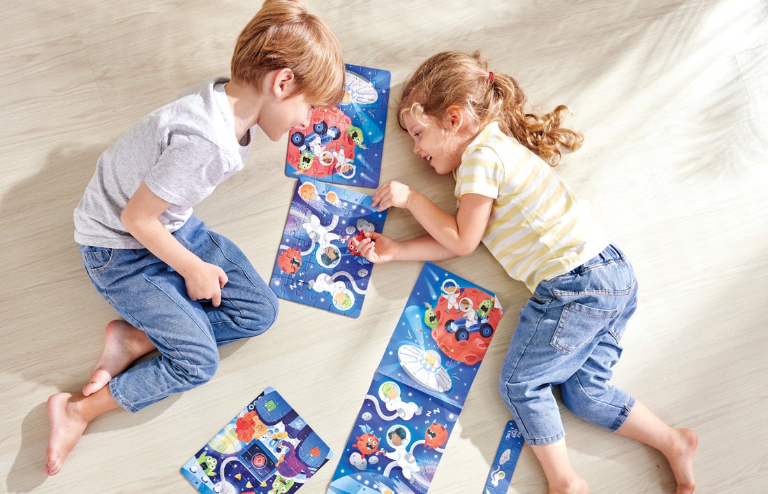 Hape Space Adventure Puzzle | 太空探險拼圖套裝 (4-7 歲)