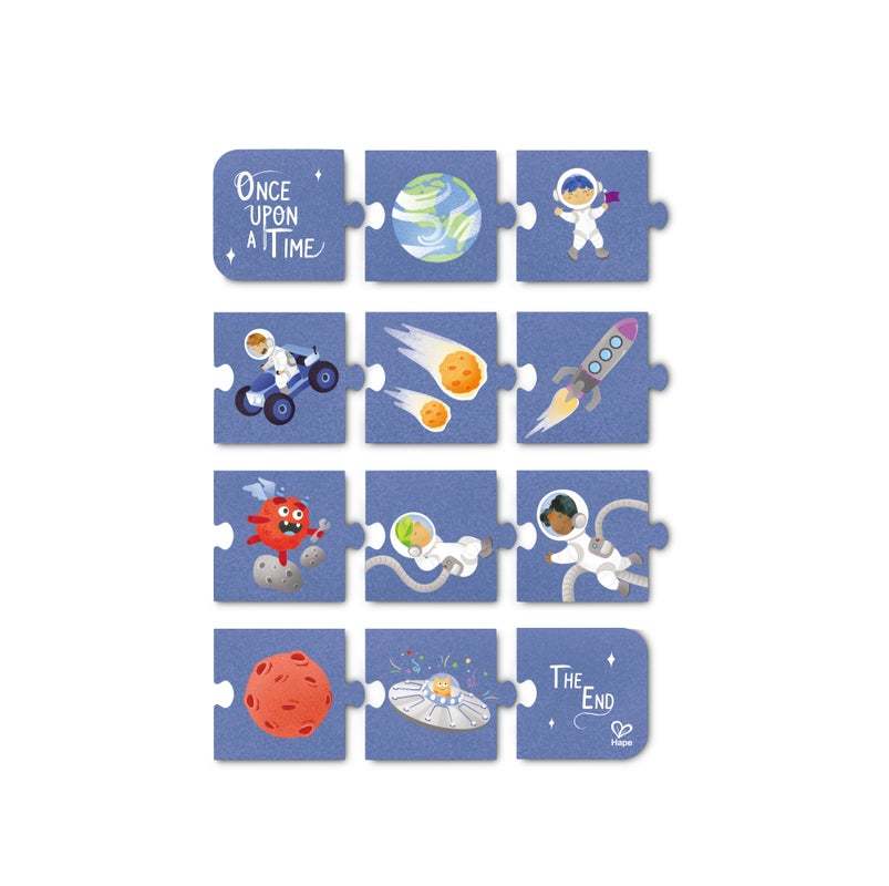 Hape Space Adventure Puzzle | 太空探險拼圖套裝 (4-7 歲)