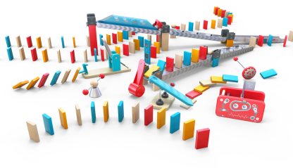 Hape 機械多米諾巨臂骨牌 (4-10 歲)