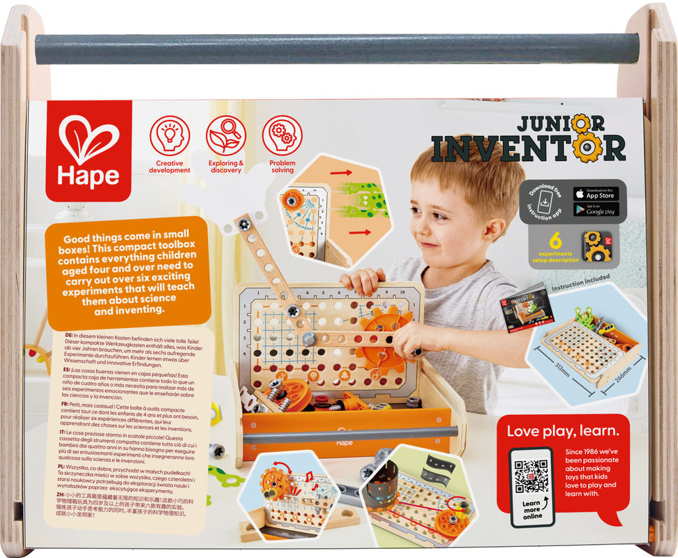 Hape Junior Inventor 科學實驗工具箱 (4-12 歲)