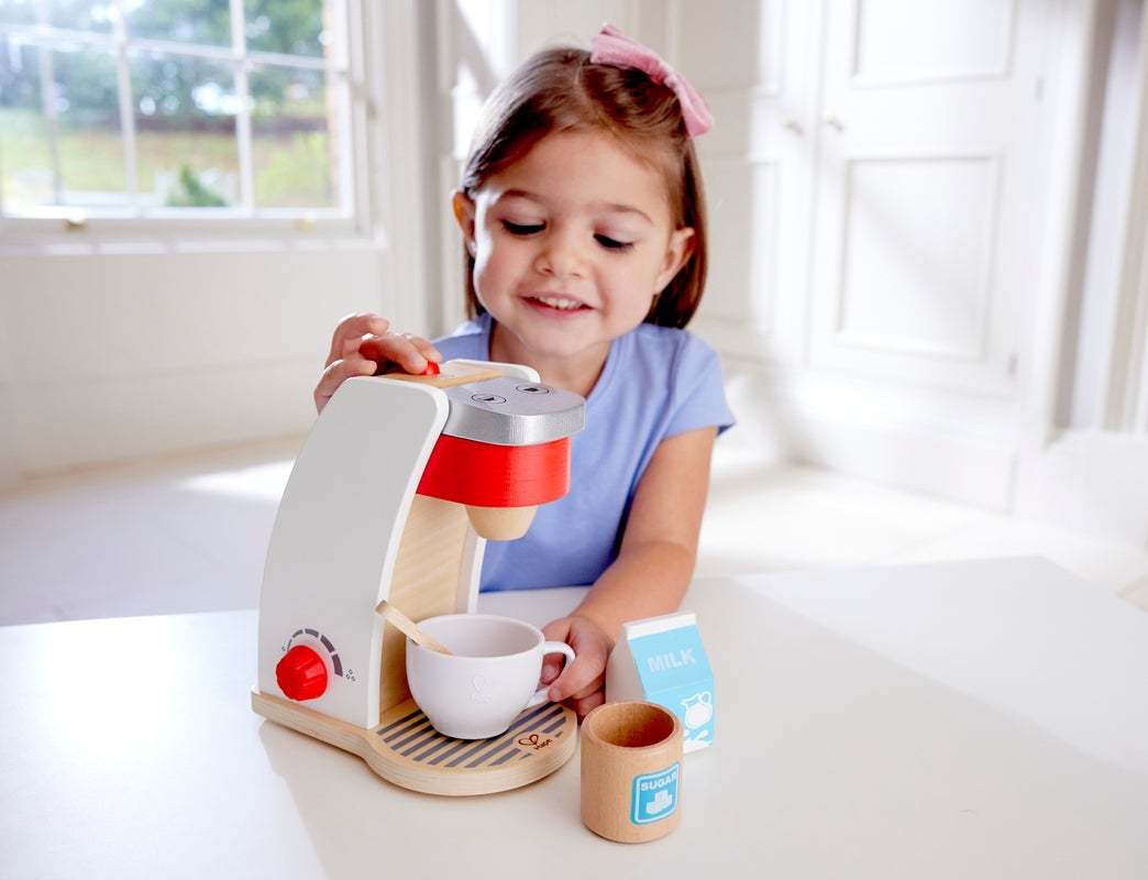 Hape My Coffee Machine | 咖啡機玩具套裝 (2 - 8 歲)
