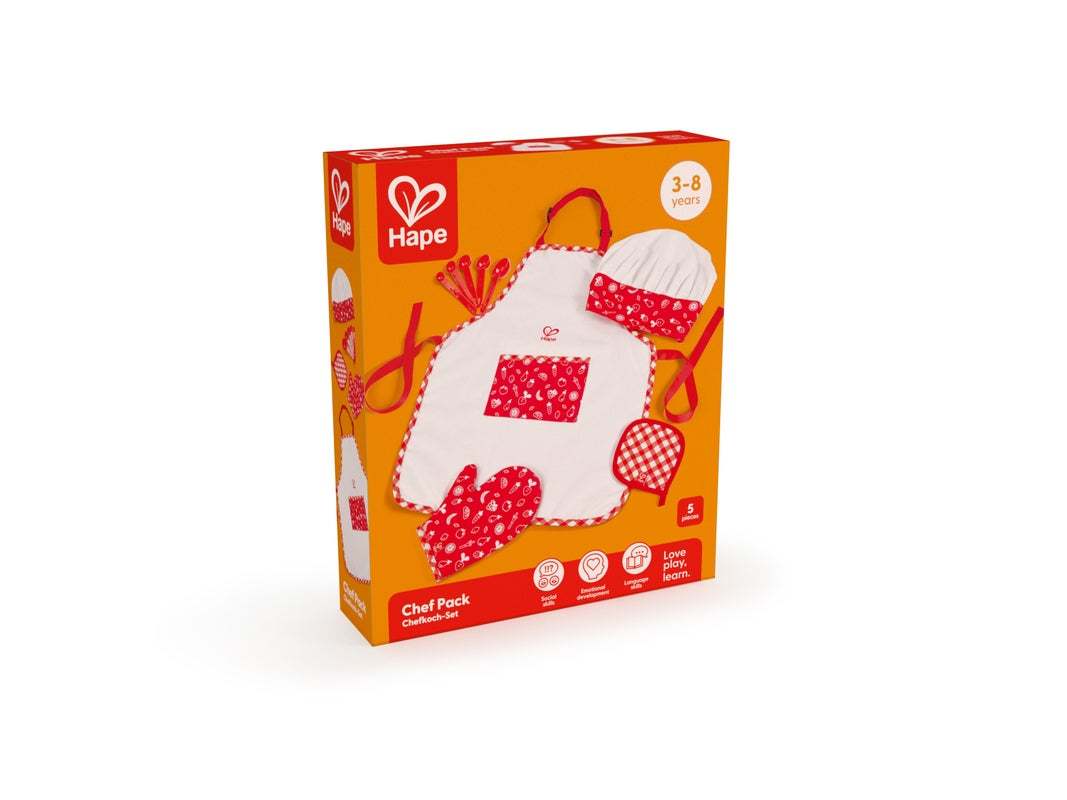 Hape Chef Pack | 小廚師扮裝套裝 (3-8 歲)
