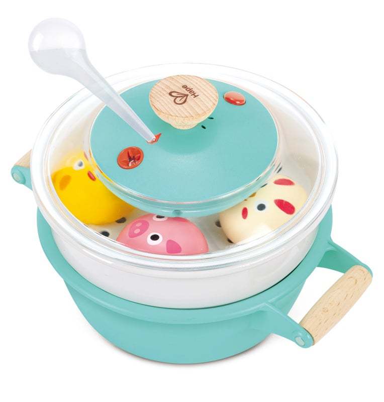Hape Little Chef Cooking & Steam Playset Plus | 蒸氣火鍋蒸籠套裝 (2-8 歲)