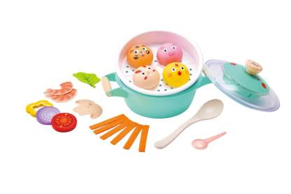 Hape Little Chef Cooking & Steam Playset Plus | 蒸氣火鍋蒸籠套裝 (2-8 歲)