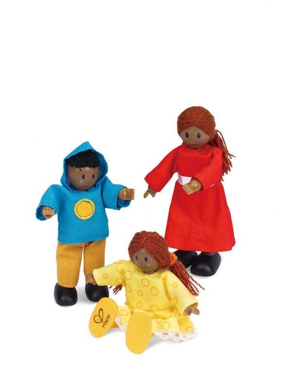 Hape 快樂家庭娃娃屋套裝 - 非裔美國人 (3-10 歲)