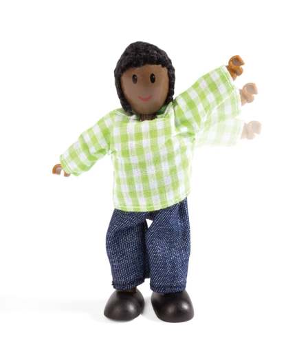 Hape 快樂家庭娃娃屋套裝 - 非裔美國人 (3-10 歲)