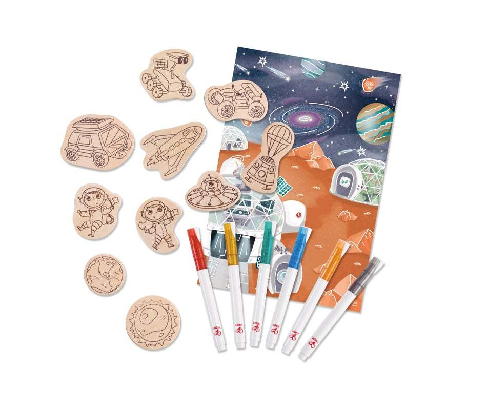 Hape Mars Life DIY Magnets | 火星生活 DIY 磁石貼 (4-12 歲)