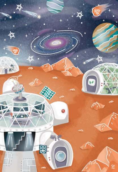 Hape Mars Life DIY Magnets | 火星生活 DIY 磁石貼 (4-12 歲)