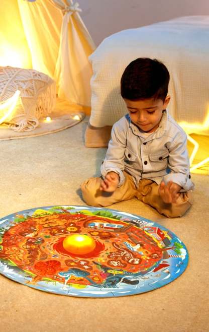 Hape 拼圖 - 地下世界 36塊 (4-7 歲)