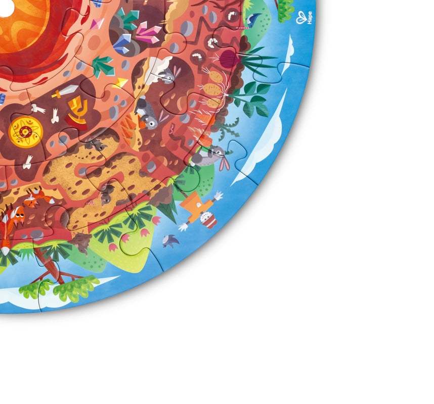 Hape 拼圖 - 地下世界 36塊 (4-7 歲)