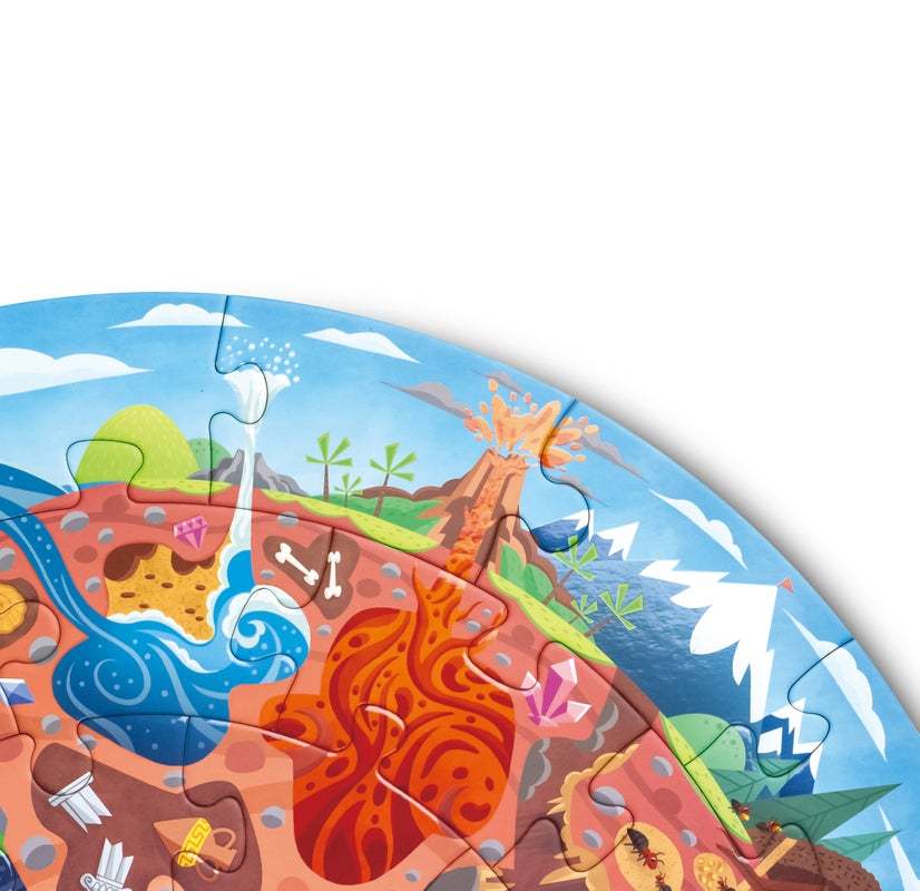 Hape 拼圖 - 地下世界 36塊 (4-7 歲)