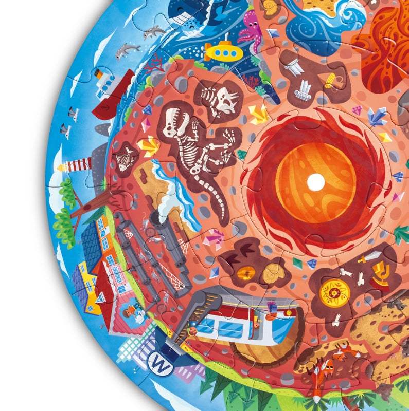 Hape 拼圖 - 地下世界 36塊 (4-7 歲)