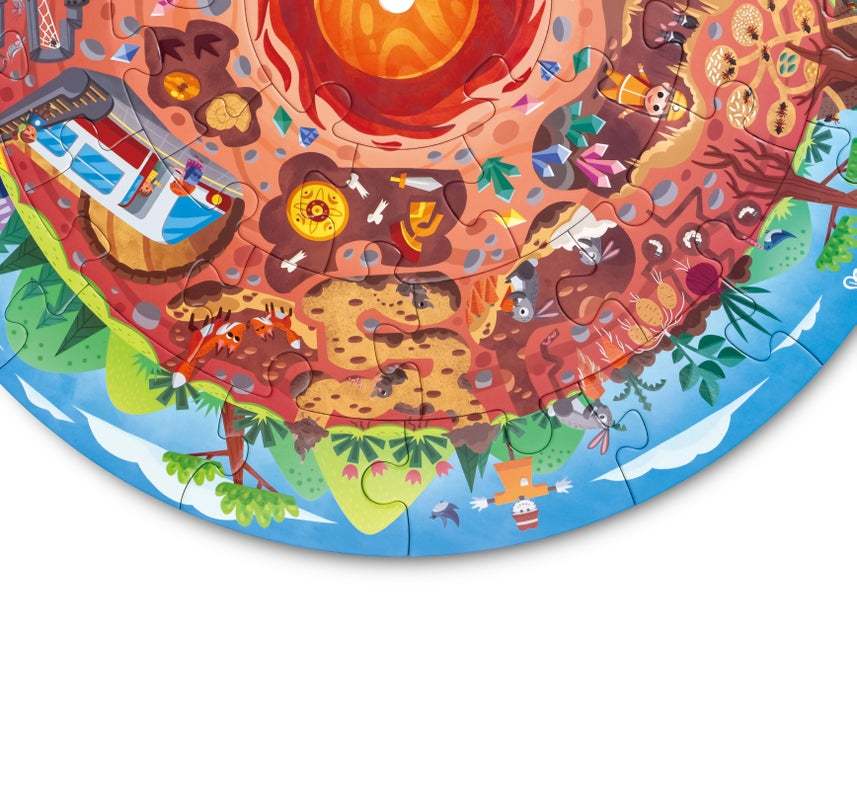 Hape 拼圖 - 地下世界 36塊 (4-7 歲)