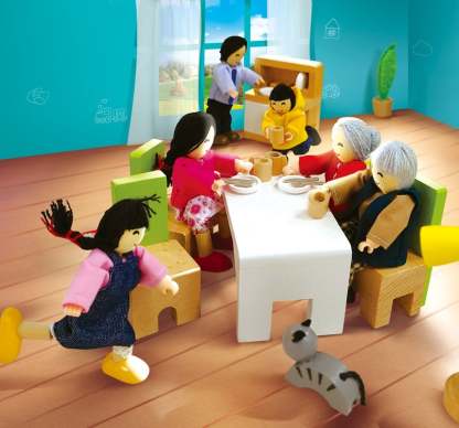 Hape Happy Family - Asian | 娃娃 - 亞洲人家庭 (3-10 歲)