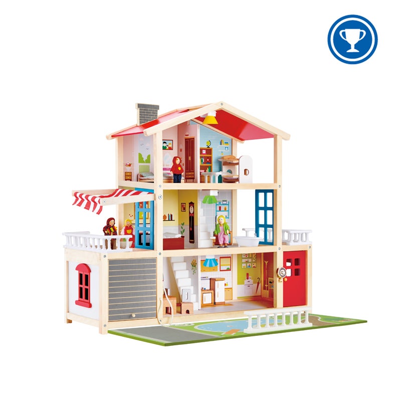 Hape Doll Family Mansion | 家庭大宅 - 包含傢俱 (3-10 歲)