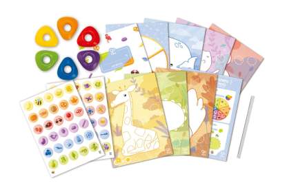 Hape Crayon Colouring | 蠟筆填色套裝 (2-4 歲)