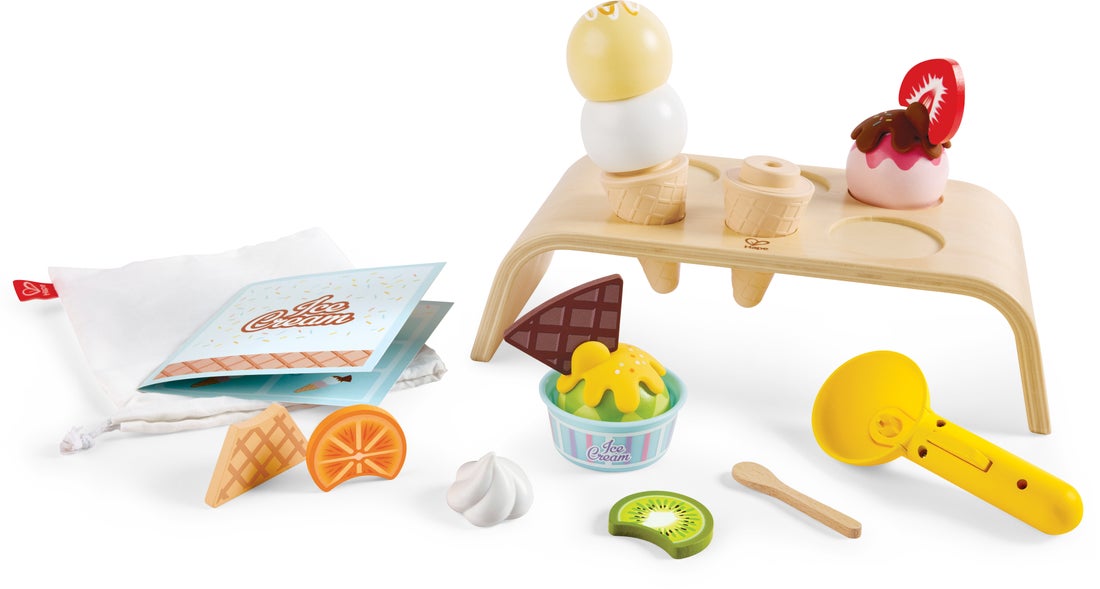 Hape Creamy Dreamy Ice Cream Corner | 雪糕玩具 (2 - 8 歲)