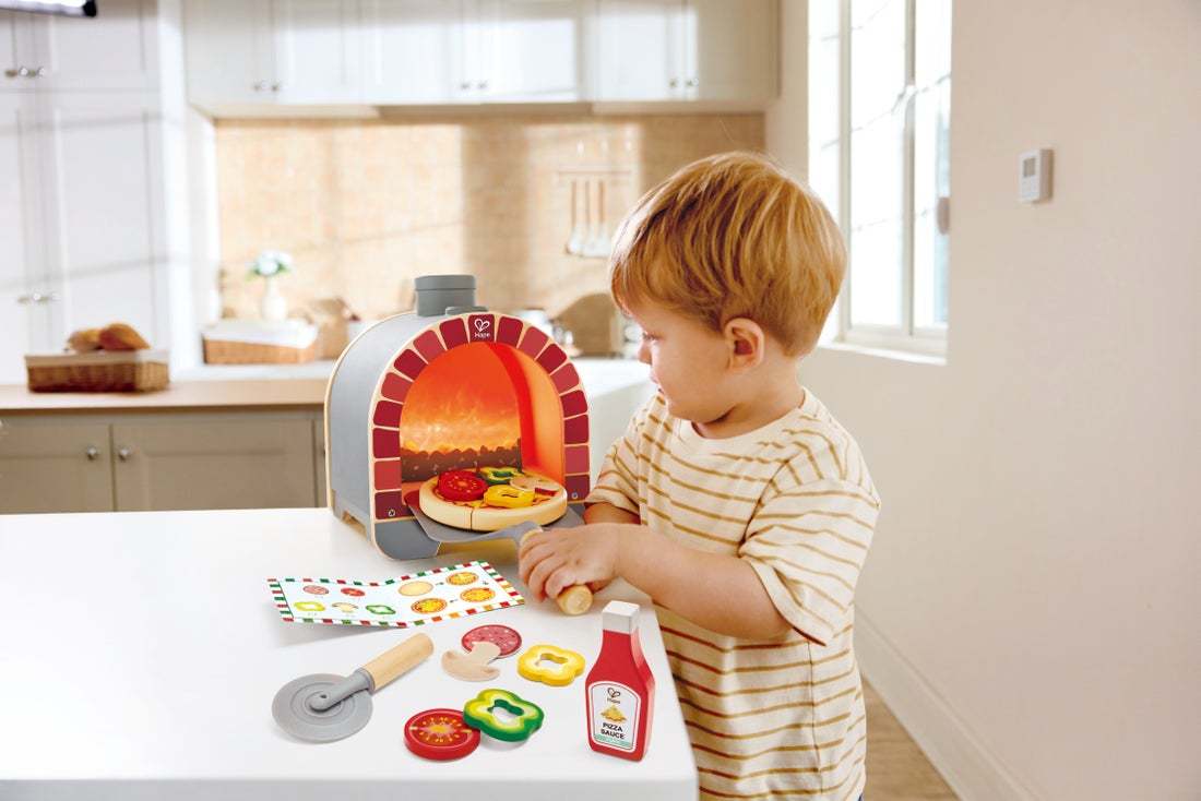 Hape Light & Sizzle Pizza Oven Set | 薄餅焗爐玩具套裝 (2-8 歲)