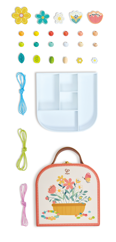 Hape DIY Beaded Jewellery Kit | 串珠首飾套裝 (3-8 歲)