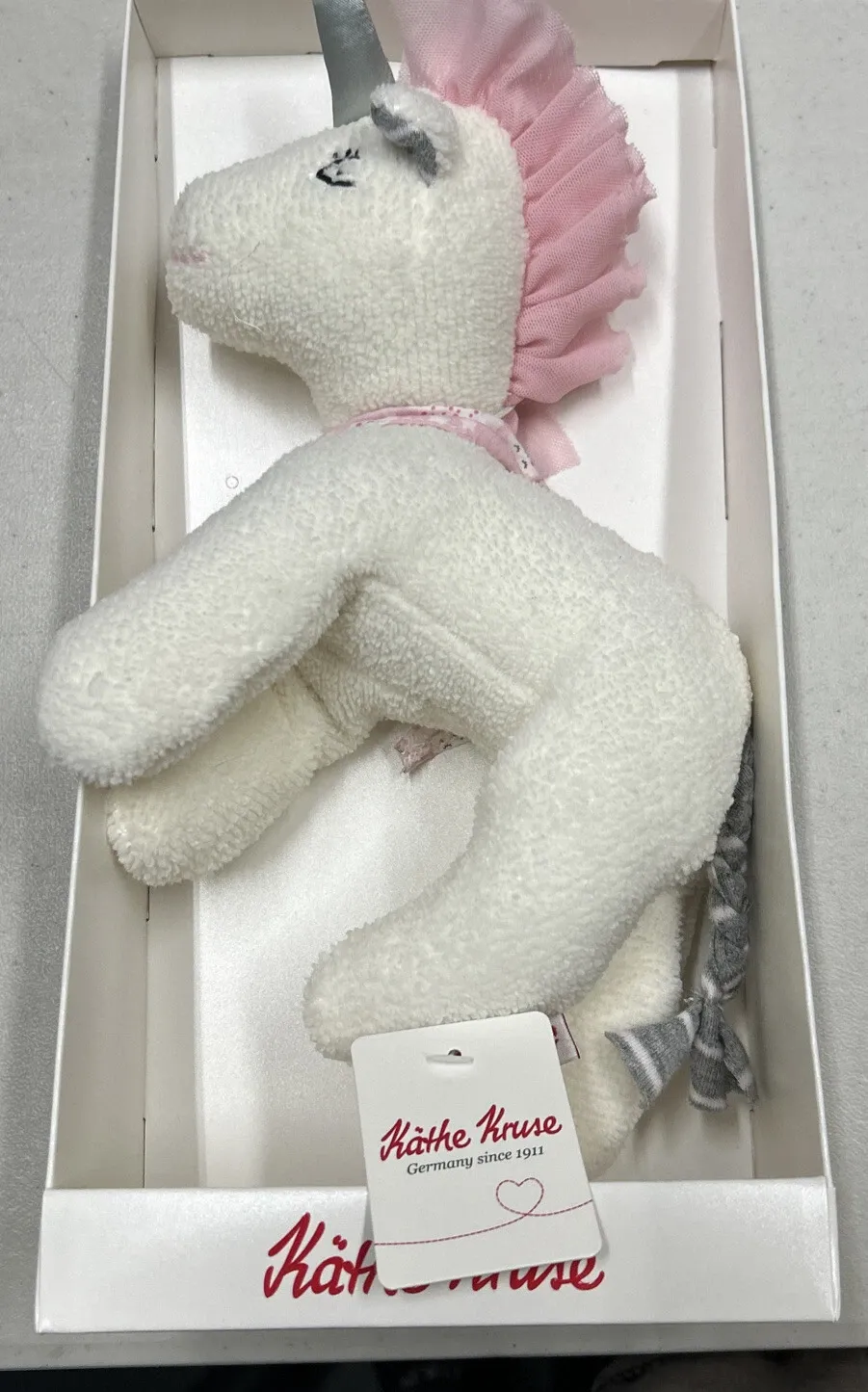 Kathe Kruse | Unicorn Tini Dangle Small Soft Toy Doll (0歲以上)