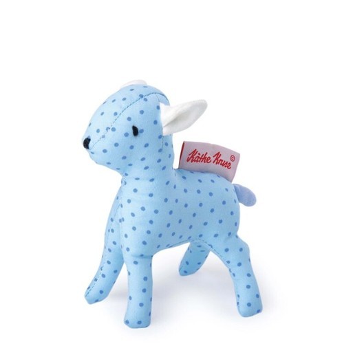 Kathe Kruse | MINI GRABBING TOY LAMB RATTLE - Light Blue (0歲以上)