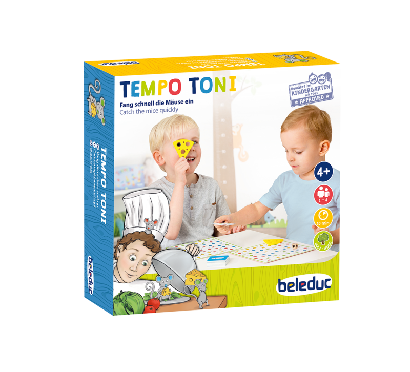 Beleduc Tempo Toni 小老鼠追逐遊戲 (考驗孩子的反應速度、觀察力和手眼協調能力) 4 歲以上