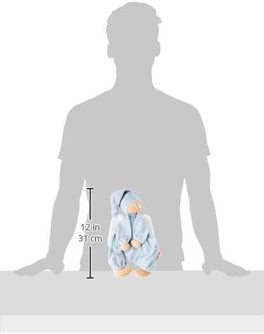 Kathe Kruse Organic Gugguli Angel Plush Doll - Light Blue (0歲以上)