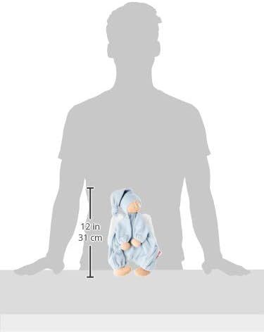 Kathe Kruse Organic Gugguli Angel Plush Doll - Light Blue (0歲以上)