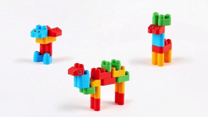 Poly M Animal Kingdom Kit 軟積木 - 動物王國套件 (31pcs) | 材質柔韌無尖角，讓孩子安心抓握與拼砌 | 適合 18 個月+