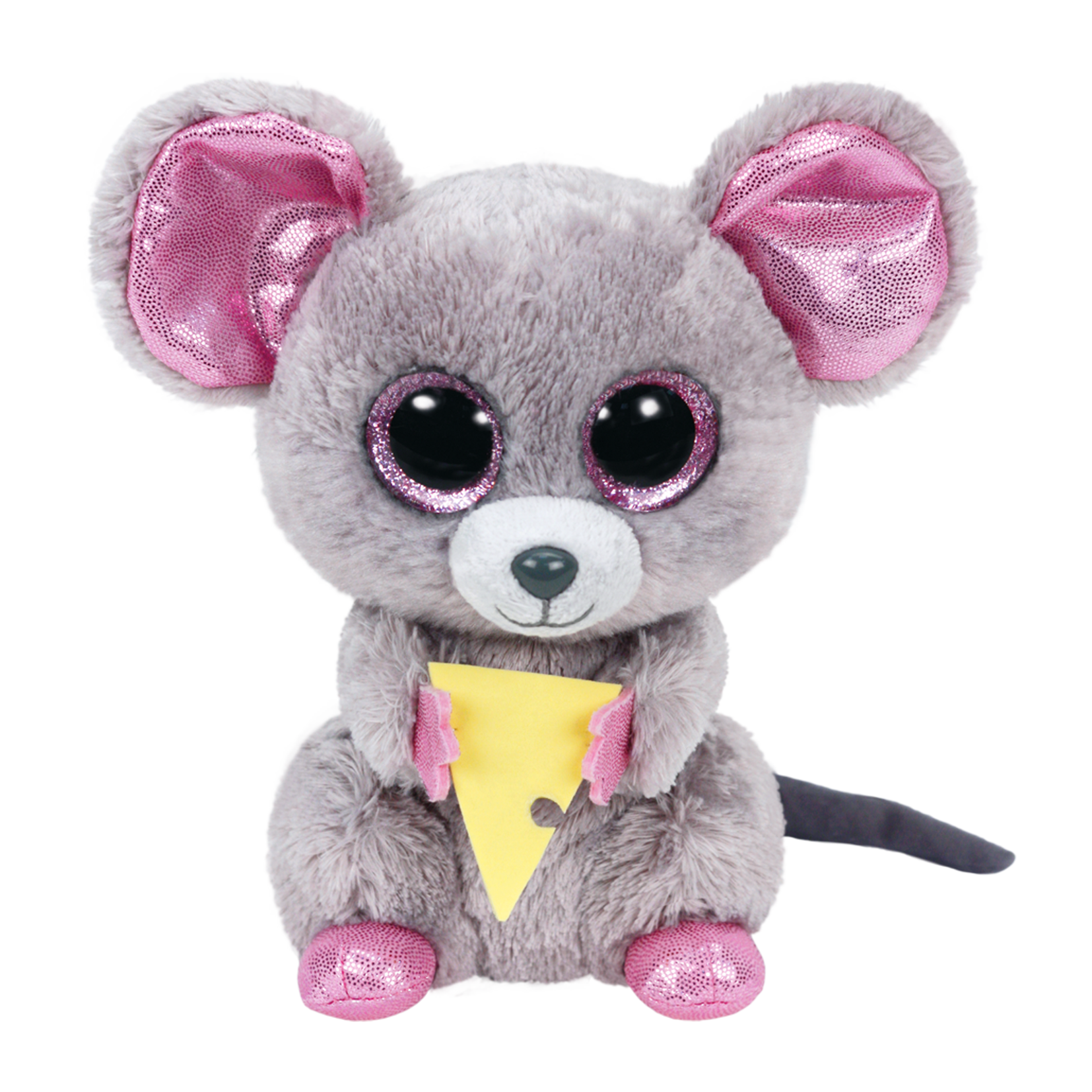 TY Beanie Boos SQUEAKER 奶酪鼠斯奎克 毛絨公仔 (15CM)