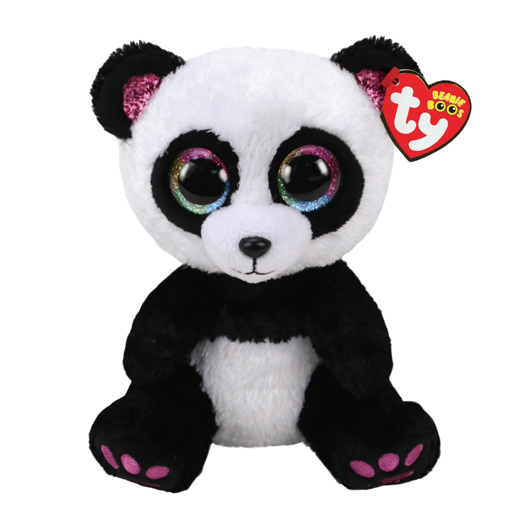 TY Beanie Boos PARIS 熊貓胖達 毛絨公仔 (15CM)