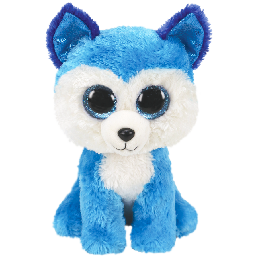 TY Beanie Boos PRINCE 藍色哈士奇王子 毛絨公仔 (15CM)
