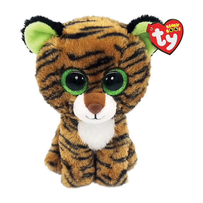 棕黃色老虎小泰 15CM-TY-Eurekakids
